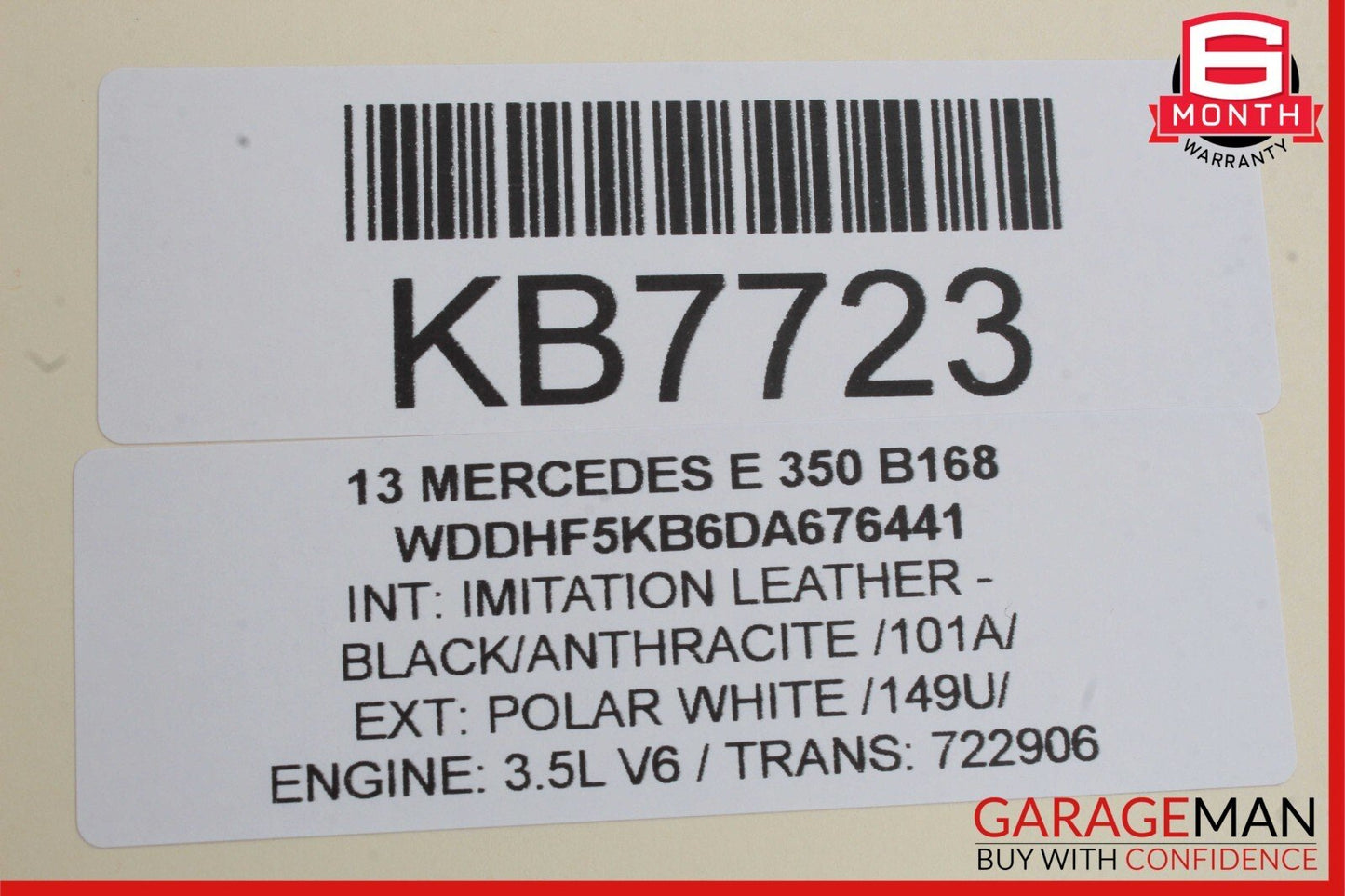 10-13 Mercedes W212 E350 E550 Front / Rear Right Exterior Door Handle Keyless Go