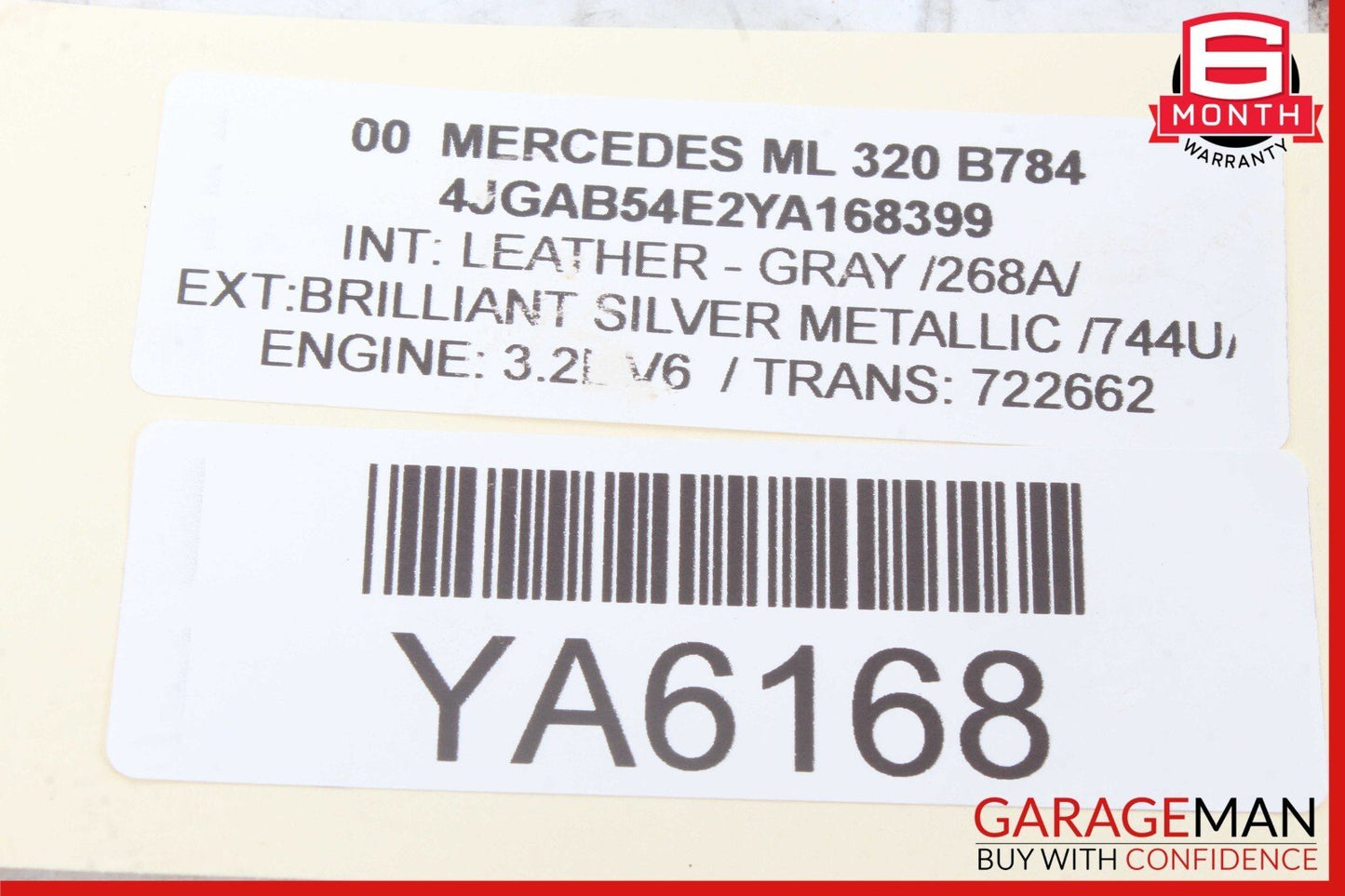 98-05 Mercedes W163 ML320 ML350 ML500 Front Right Side Axle CV Half Shaft OEM