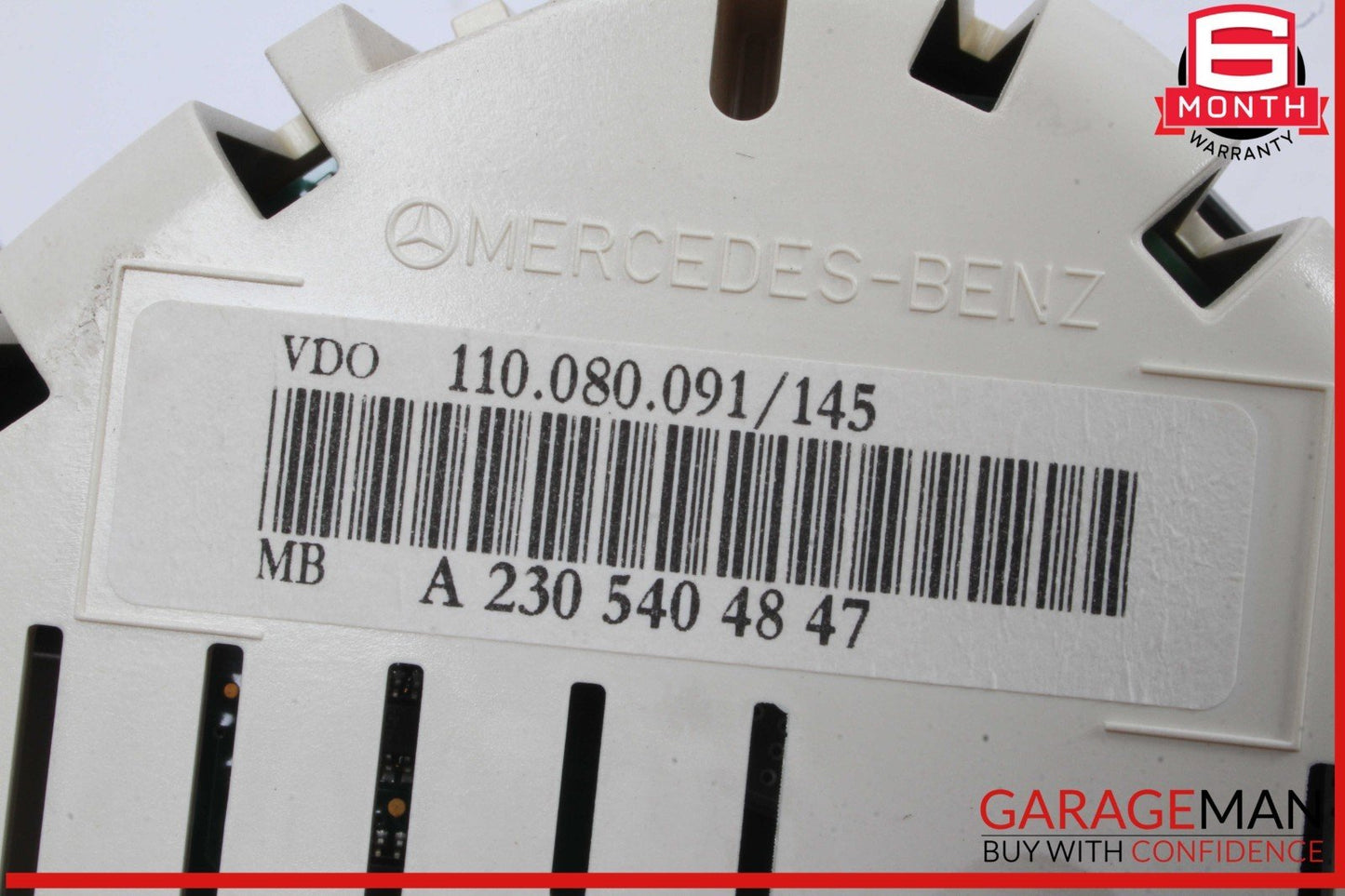 03-08 Mercedes R230 SL500 SL550 SL600 Instrument Cluster Speedometer OEM