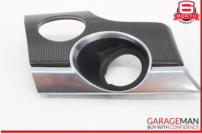 10-16 Porsche Panamera 970 E-Hybrid Dash Ignition Bezel Cover Trim Carbon Fiber
