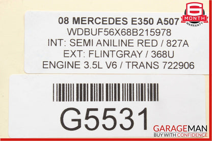 03-11 Mercedes E350 CLS550 Front Right Side Suspension Upper Control Arm