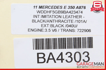 08-18 Mercedes E350 C300 GLK350 CLS550 Rear Right Side Door Control Module Unit
