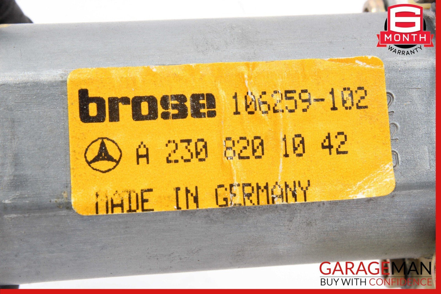 00-12 Mercedes R230 SL500 CL55 Front Right Side Window Regulator Motor Unit OEM
