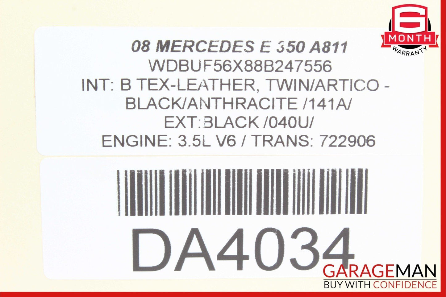 03-09 Mercedes W211 E350 E55 AMG Rear Right Side Keyless Go Door Lock Actuator