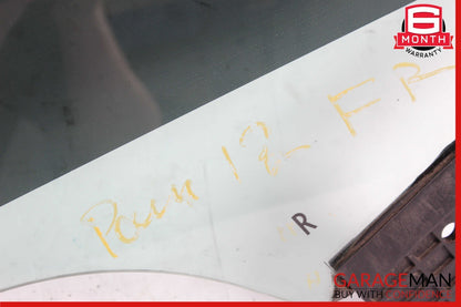 10-16 Porsche Panamera 970 Front Right Passenger Side Door Window Glass OEM