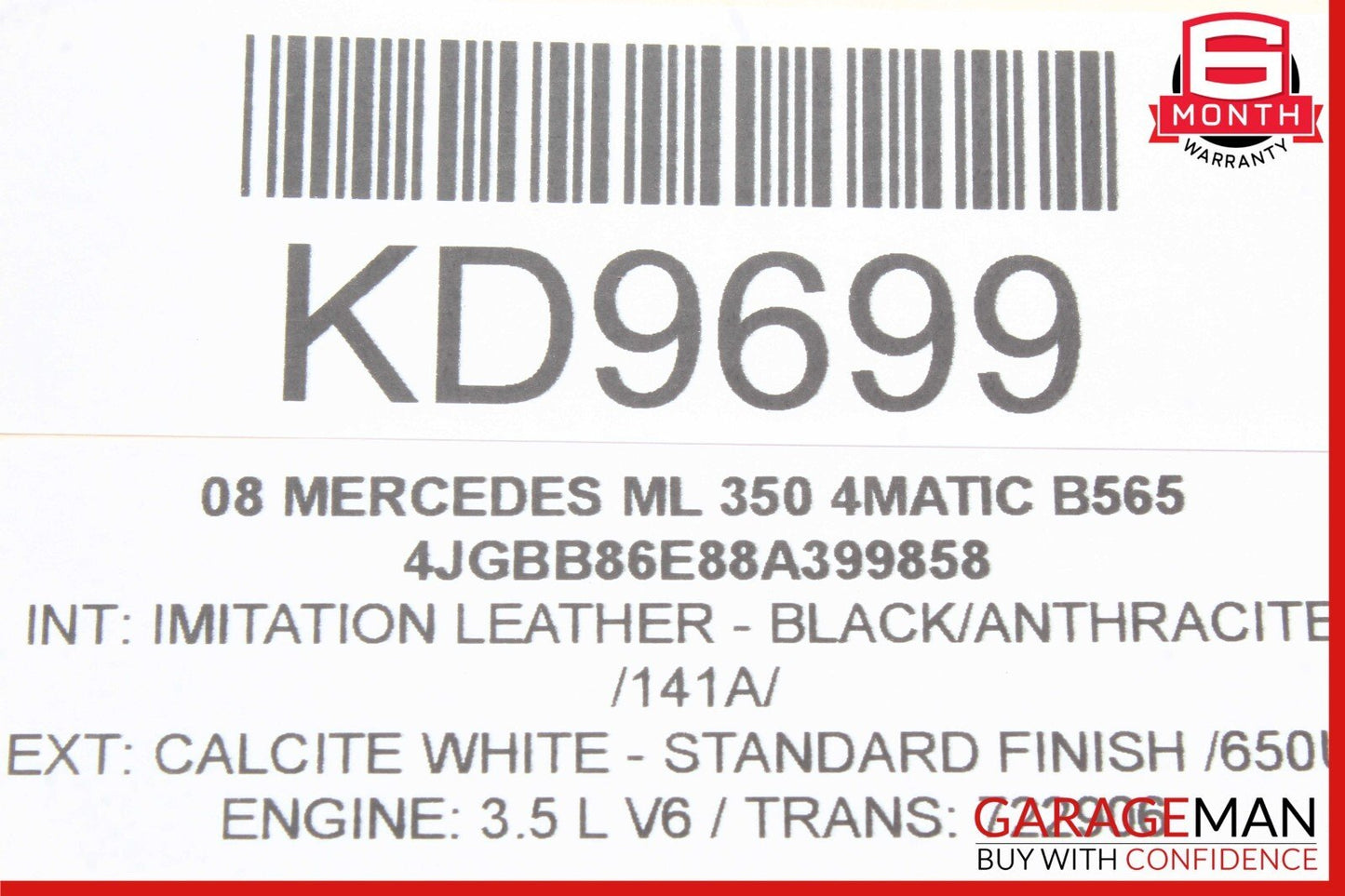 06-19 Mercedes W164 ML350 GL450 Rear Glass Windshield Wiper Motor 2518200042 OEM