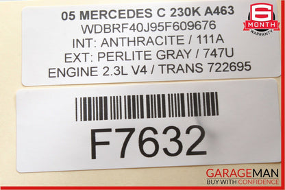 01-07 Mercedes W203 C230 Rear Right Passenger Side Door Control Module Unit OEM