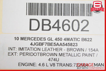 06-12 Mercedes GL450 ML350 Front Bumper Reinforcement Impact Crash Bar Rebar OEM