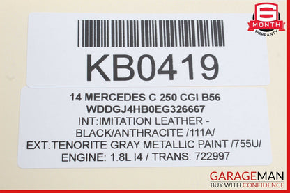 08-14 Mercedes W204 C250 C350 Right Side Exterior Door Handle OEM