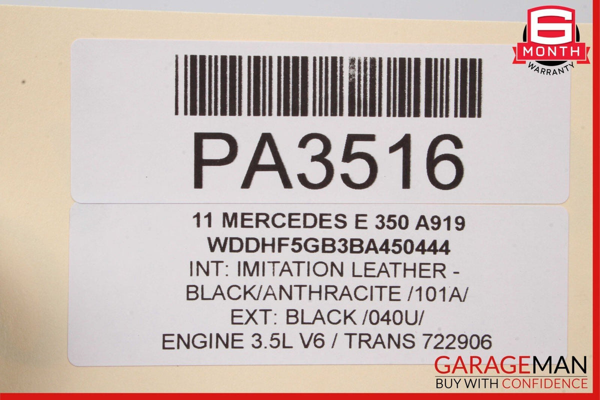 08-16 Mercedes E350 C350 Rear Differential Diff Axle Carrier Assembly 2.82 RWD