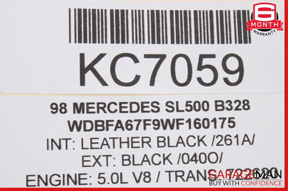 94-02 Mercedes R129 SL500 Speaker Sub Woofer Subwoofer Sound Bose OEM