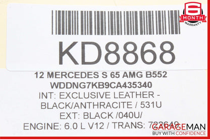 07-14 Mercedes W221 S65 AMG S550 S600 Rear Trunk Lid Lock Latch Actuator OEM
