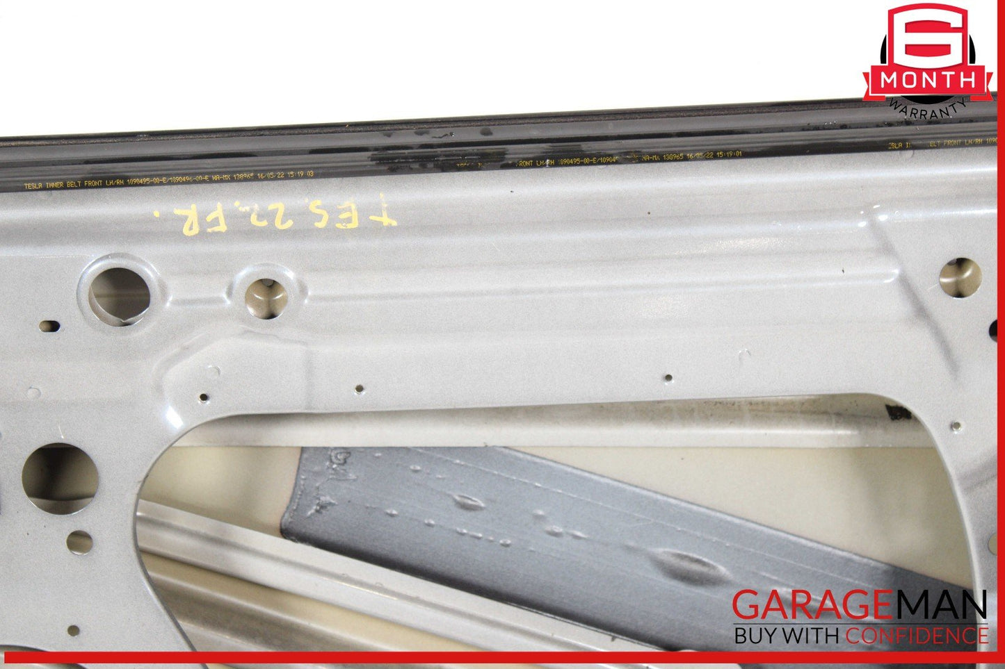 17-23 Tesla Model 3 Front Right Passenger Side Door Shell Panel OEM