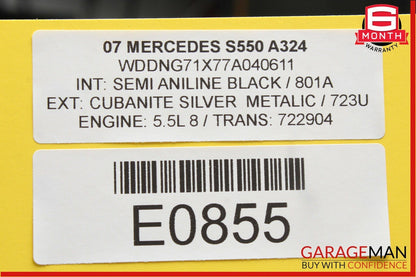 07-13 Mercedes W221 S550 CL600 Electric Power Supply Control Fuse Box Module OEM