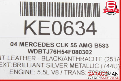 03-09 Mercedes W209 CLK320 CLK55 AMG Front Right Side Door Lock Latch Actuator