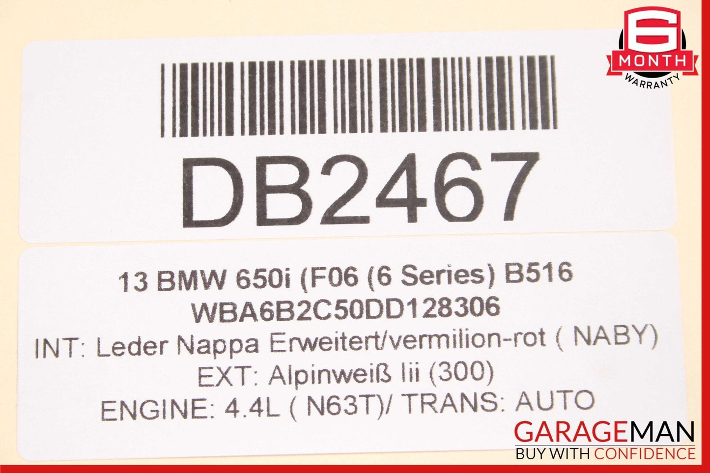 13-19 BMW F06 650i 4.4L Engine Motor Cooling Radiator OEM
