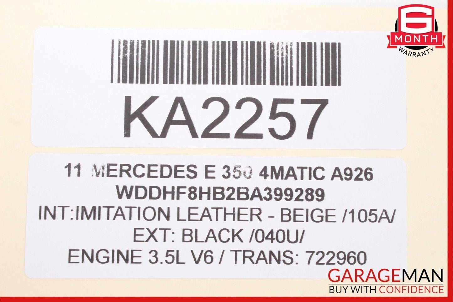10-18 Mercedes W212 E350 CLS500 Rear Right or Left Door Audio Sound Speaker OEM