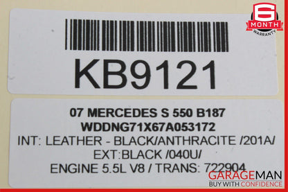 07-13 Mercedes W221 S550 Rear Right Door Lock Latch Actuator 2217301235 OEM