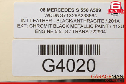 07-13 Mercedes W221 S550 S350 Rear Left Side Door Lock Latch Actuator