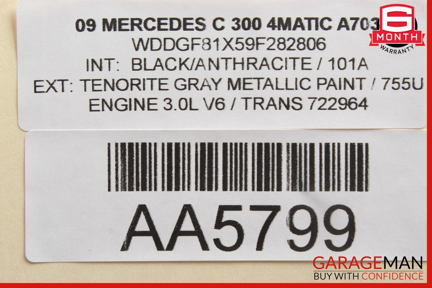 08-18 Mercedes E400 C300 C250 Front Left Side Door Control Module Unit OEM