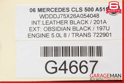 06-11 Mercedes W219 CLS500 Front Right Side Door Controller Module Unit OEM