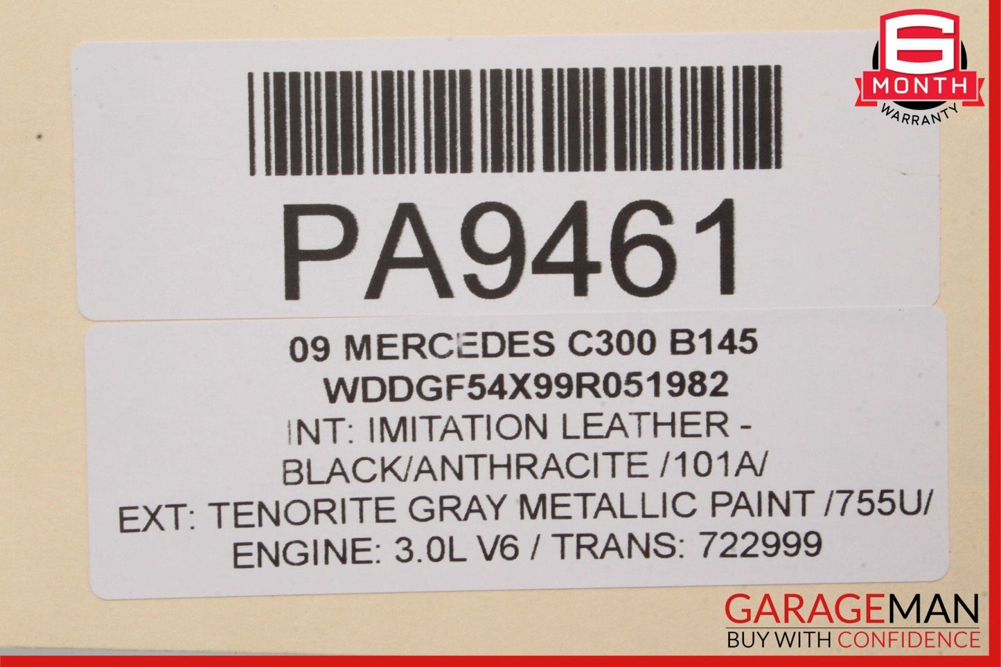 08-14 Mercedes W204 C180 C300 RWD Power Steering Rack and Pinion Assembly OEM