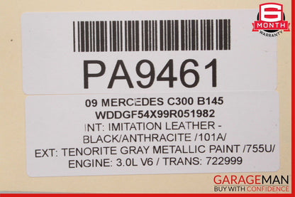 08-14 Mercedes W204 C180 C300 RWD Power Steering Rack and Pinion Assembly OEM