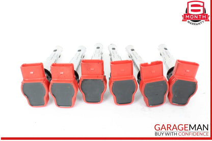 09-16 Audi S4 Engine Ignition Coil Coils Set of 6 0084344221 OEM