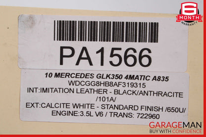 10-15 Mercedes X204 GLK350 4Matic Front Right Side Axle CV Half Shaft AWD OEM