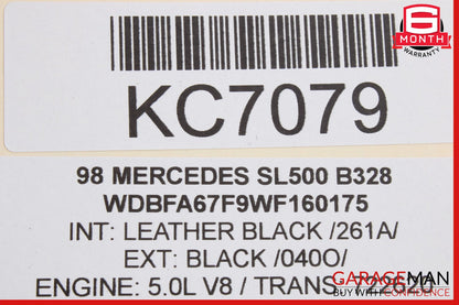 98-02 Mercedes R129 SL500 Rear Trunk Lid Lock Latch Actuator OEM