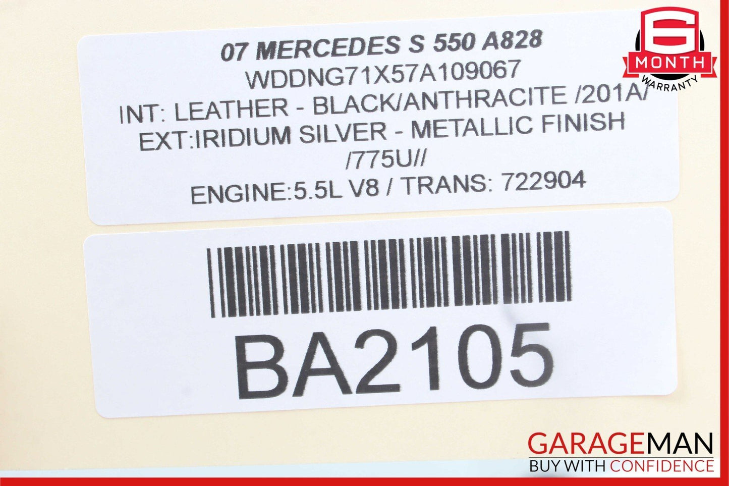07-09 Mercedes W221 S550 CL550 Instrument Cluster Speedometer Odometer OEM