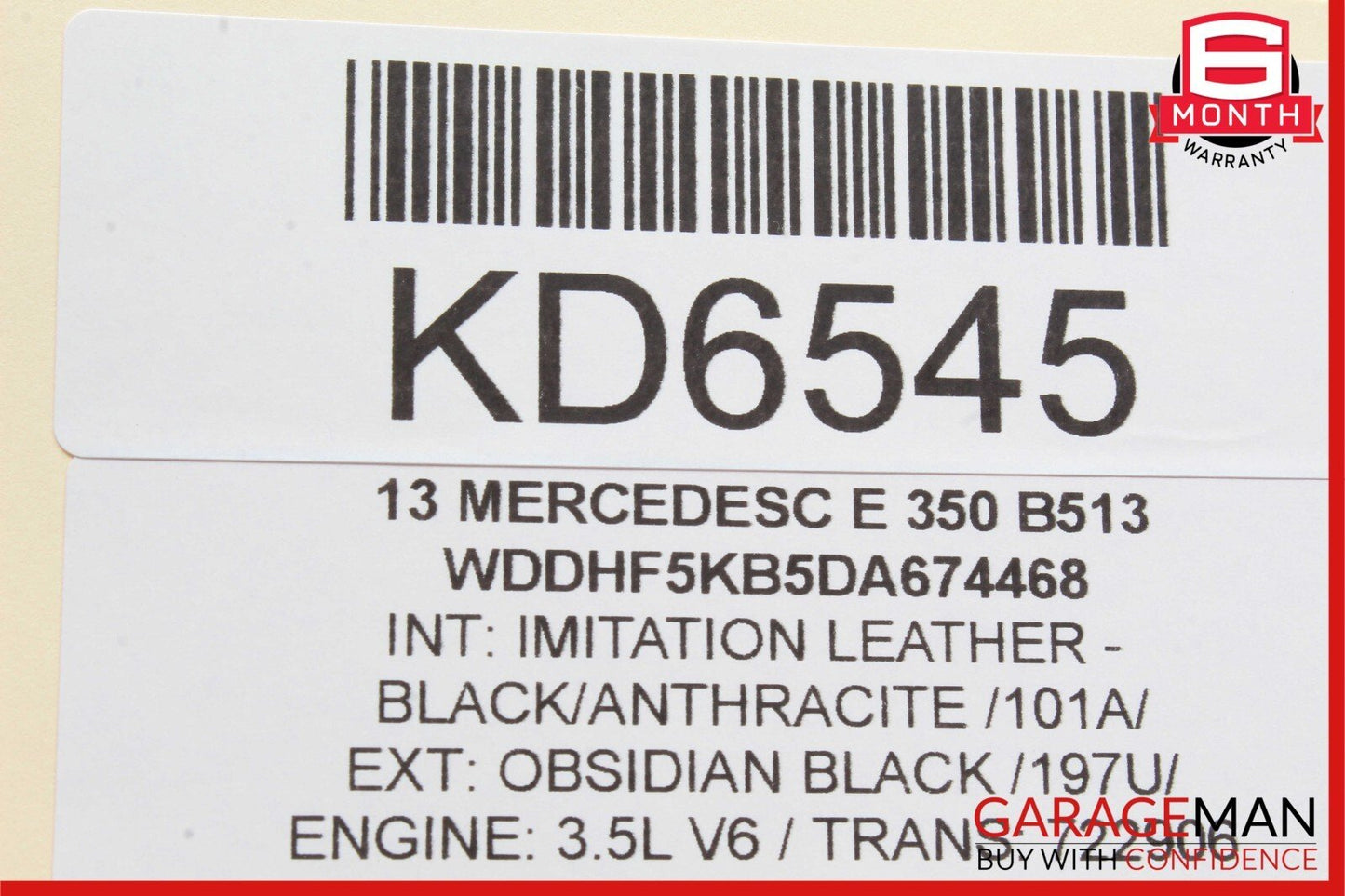 08-16 Mercedes W204 C250 C300 E350 Front Left Side Door Window Regulator Motor