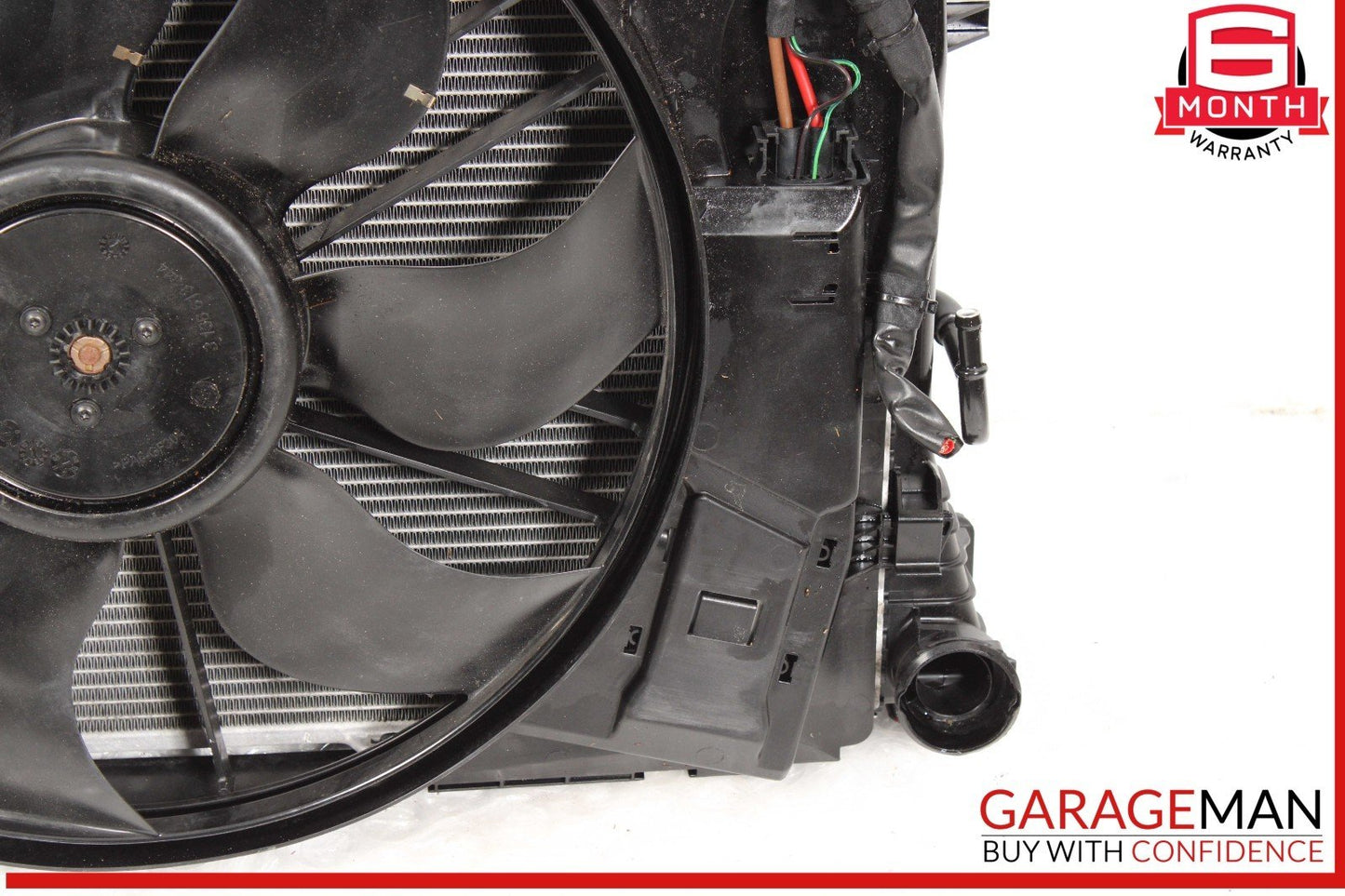 12-15 Mercedes W204 C250 Engine Motor Cooling Radiator A/C AC Condenser Assembly