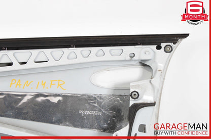 10-16 Porsche Panamera 970 Front Right Exterior Door Shell Frame White OEM