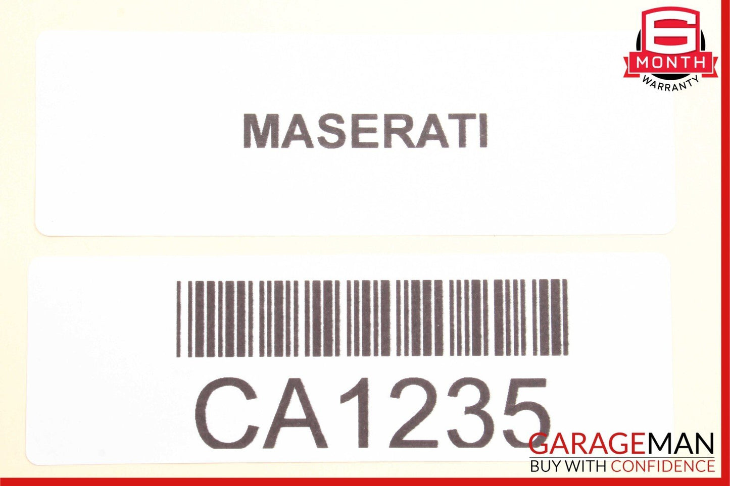 14-17 Maserati Ghibli Rear Trunk Lid Parking Camera Molding Trim Panel Assembly