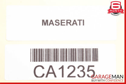 14-17 Maserati Ghibli Rear Trunk Lid Parking Camera Molding Trim Panel Assembly