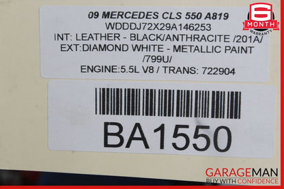 06-09 Mercedes W219 CLS550 E320 CLK350 Front Right Side Foglight Fog Light Lamp