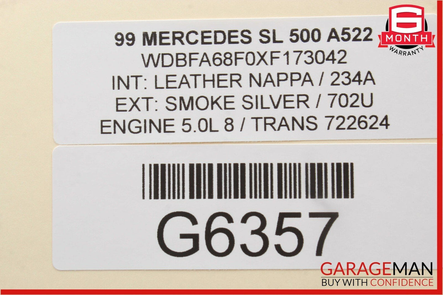 99-02 Mercedes R129 SL500 Electronic Stability Control Module ABS ESP 0215453232