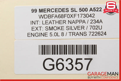 99-02 Mercedes R129 SL500 Electronic Stability Control Module ABS ESP 0215453232