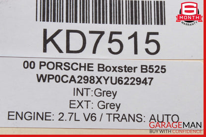 97-05 Porsche Boxster 986 Carrera Center Console CD Holder Storage Disc Shelf