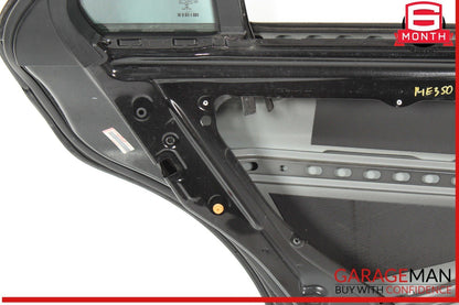 10-16 Mercedes W212 E350 E63 AMG Sedan Rear Left Side Door Shell Black OEM