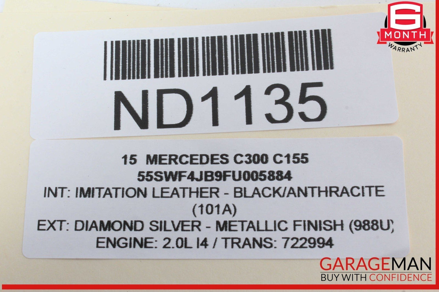 15-20 Mercedes W205 C300 C350e Front Right Side Door Window Regulator Motor Unit