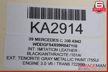 08-14 Mercedes W204 C300 C350 Rear Left Door Window Regulator Motor OEM