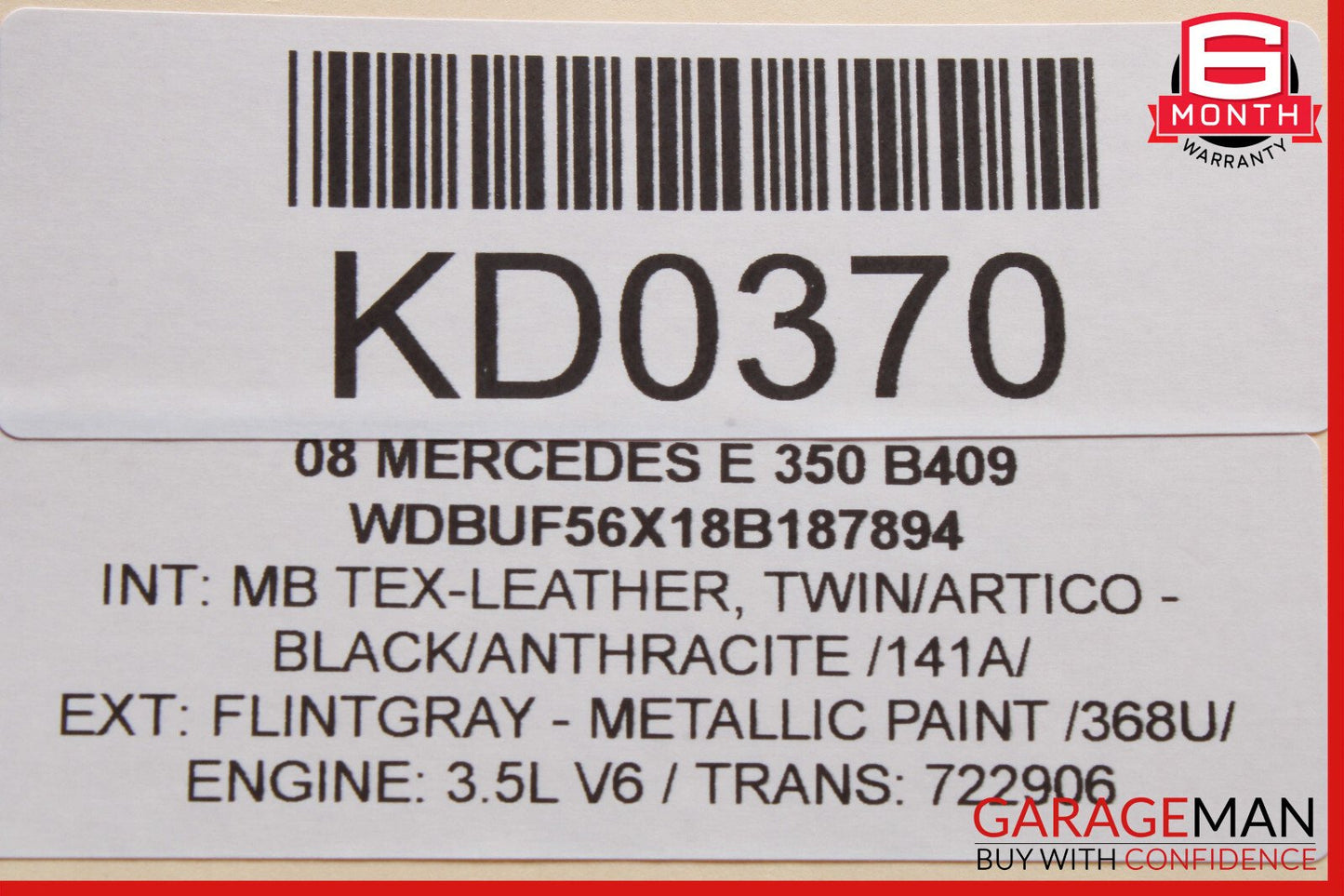 03-09 Mercedes W211 E350 E550 Front Left Driver Side Door Control Module OEM