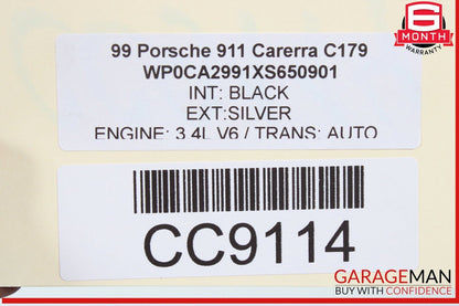97-05 Porsche Carrera 911 996 Front Bumper Support Reinforcement Impact Bar OEM