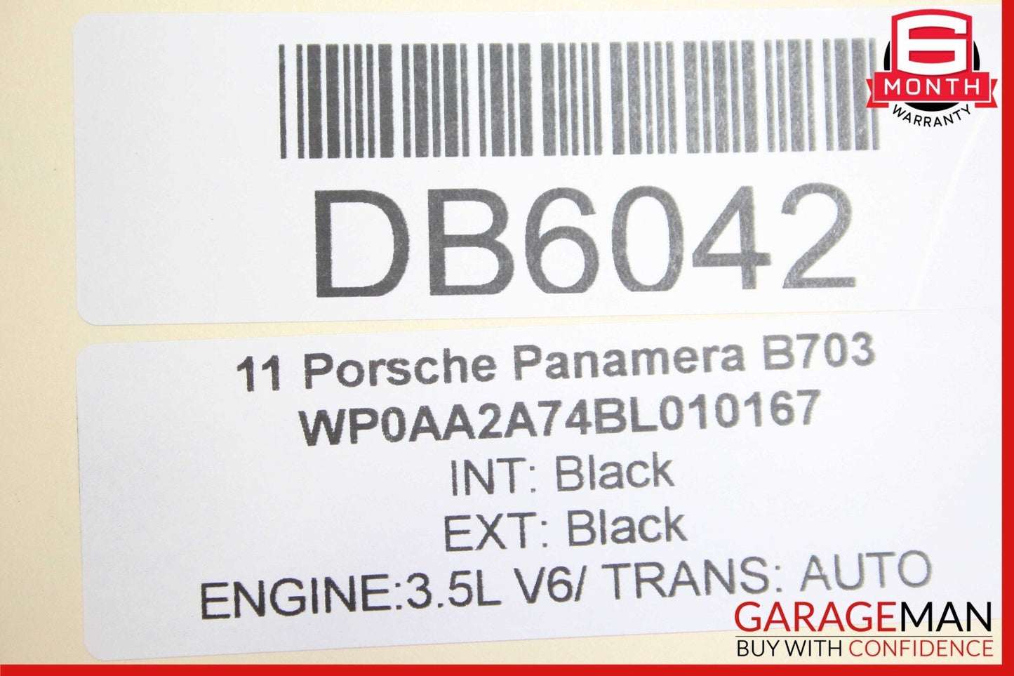10-16 Porsche Panamera 970 Turbo S GTS Front Left Driver Side Door Shell OEM