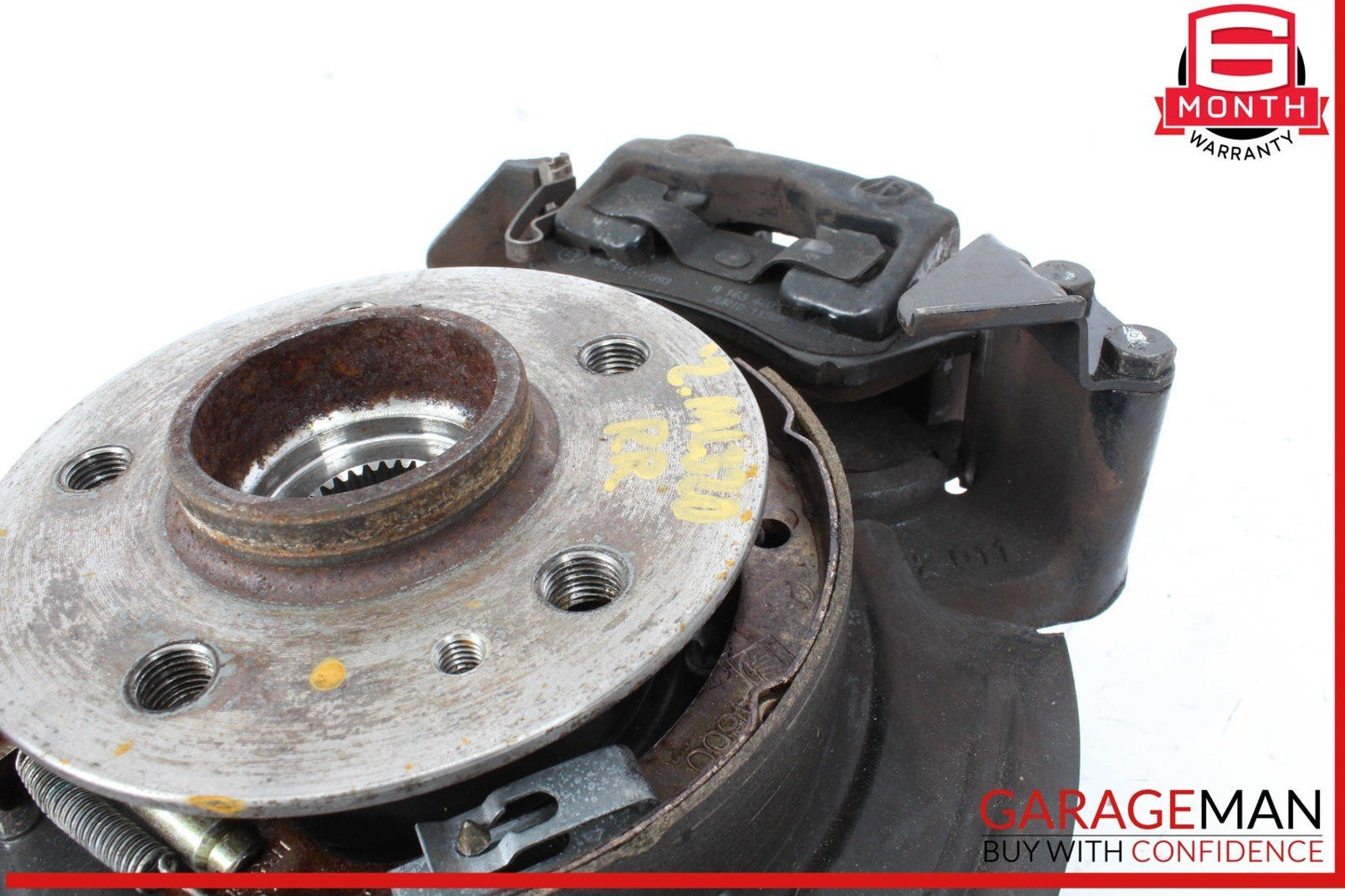 98-05 Mercedes W163 ML320 Rear Right Side Spindle Knuckle Hub w/ Brake Caliper