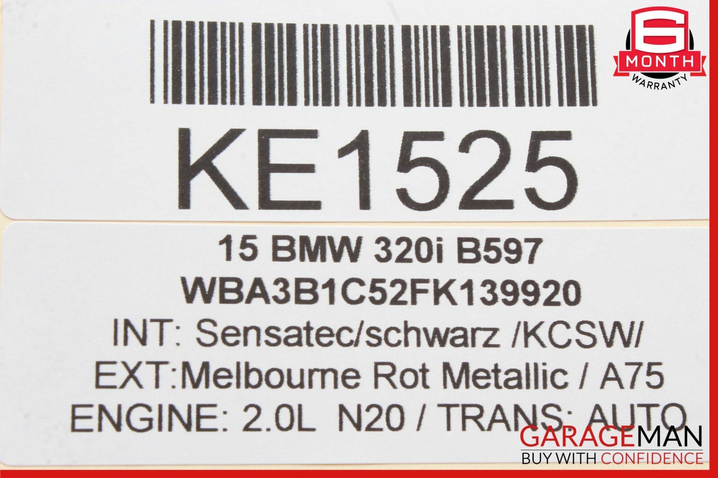 12-18 BMW F30 320i Front Right Side Power Seat Adjust Switch Control Module
