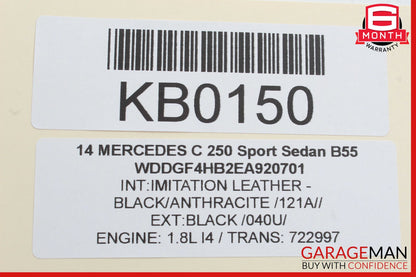 10-13 Mercedes W212 E350 GLK350 C250 Rear Left Side Exterior Door Handle OEM