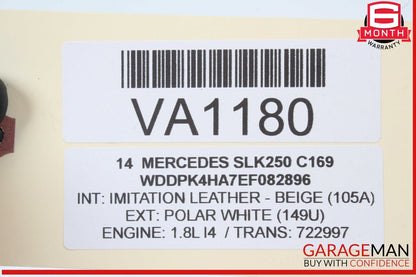 13-16 Mercedes R172 SLK250 SLK350 SLK300 AC A/C Heater Climate Control Module